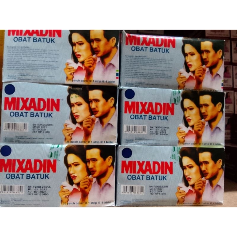 MIXADIN || OBAT BATUK @ 25 strip