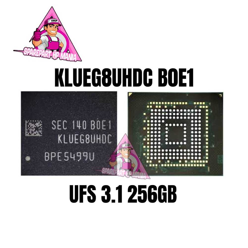 IC UFS KLUEG8UHDC B0E1 256GB ORIGINAL NEW UFS 3.1 256 GB