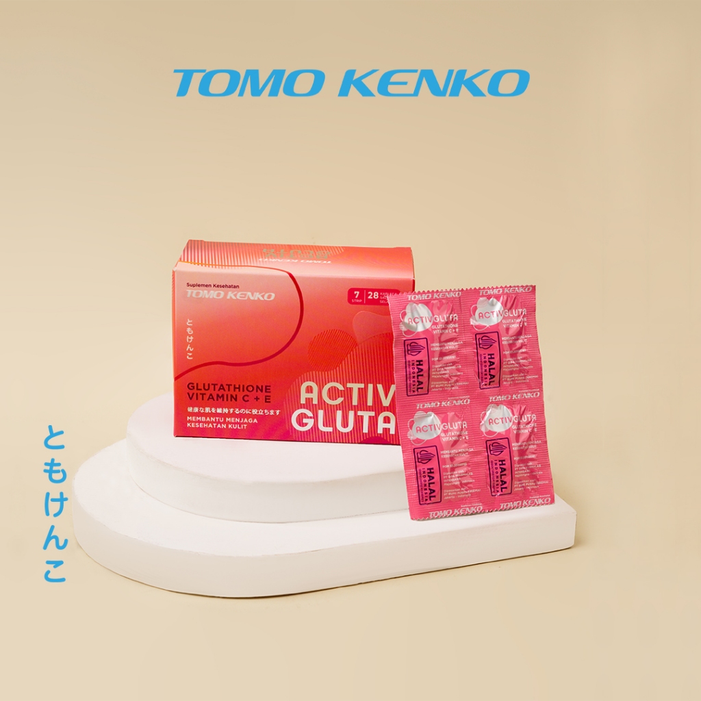 Tomo Kenko Activgluta Glutathione 500 mg, Vitamin C, & Vitamin E