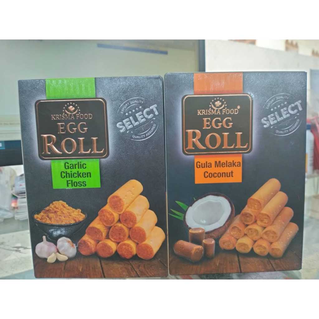 

Chicken Floss Egg Roll Krisma Food Kemasan Dus -