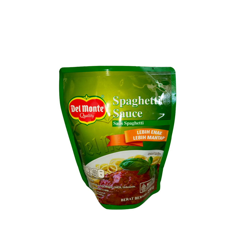 

Del Monte saus spaghetti 250gram