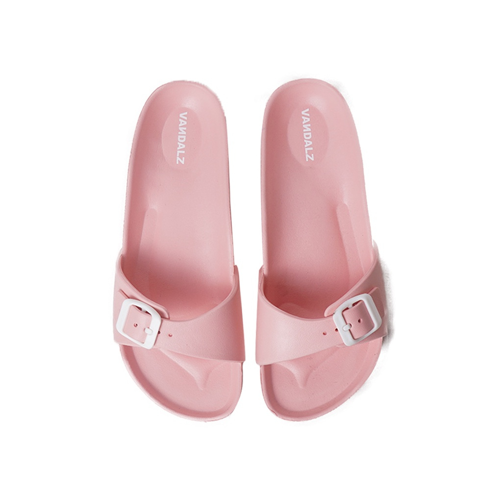 [Soleandjoy] Vandalz Kyra Pink - Sandal Selop Karet Wanita Merah Muda