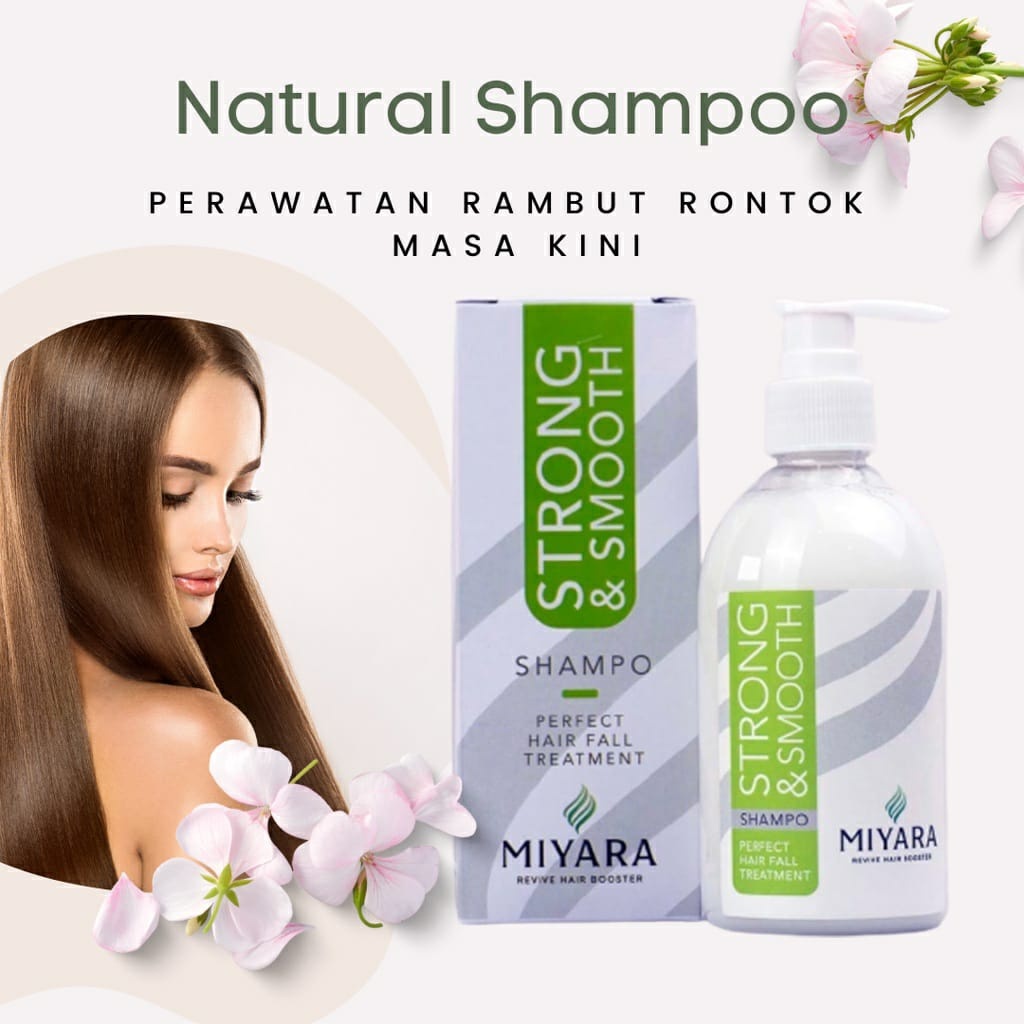 Miyara Shampoo Membantu Menyuburkan Melebatkan Mempercepat Pertumbuhan Rambut