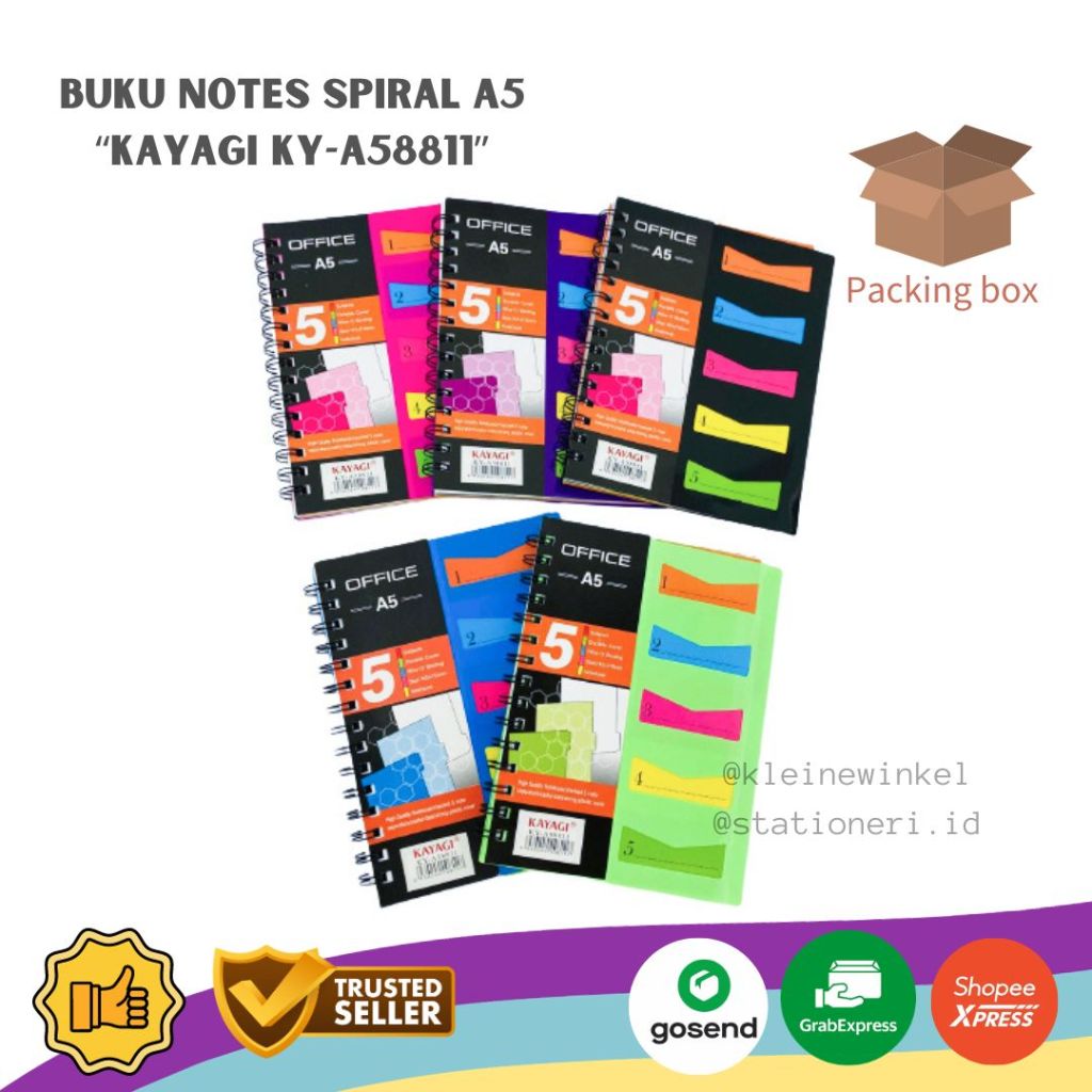

Buku Spiral/Notes Spiral/ Notebook Spiral dengan Divider