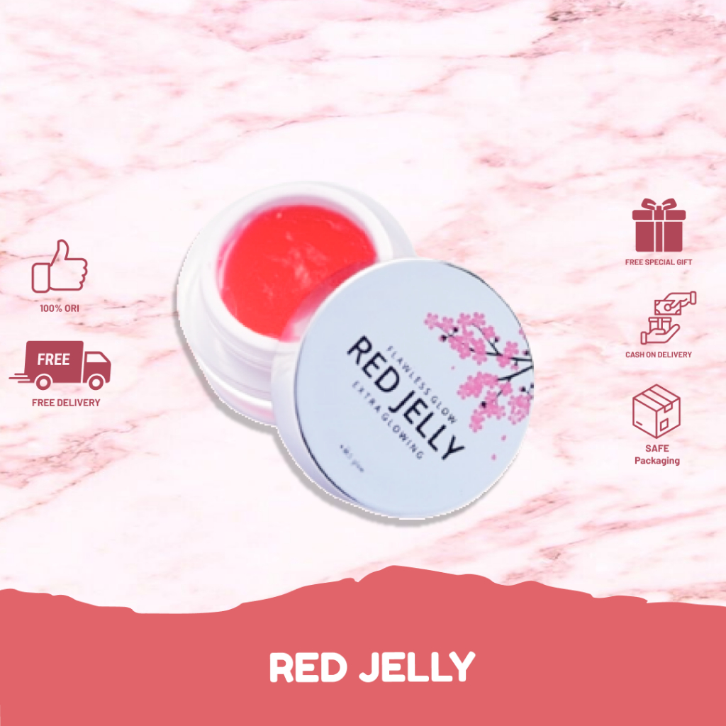 RED JELLY MS GLOW SACHET / RED JELLY KEMASAN BARU - ORIGINAL