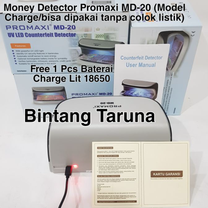 SPECIAL PRICE UV LED Detector Promaxi MD-20 Money Detector Promaxi MD20 UV LED COUNTERFEIT DETECTOR 