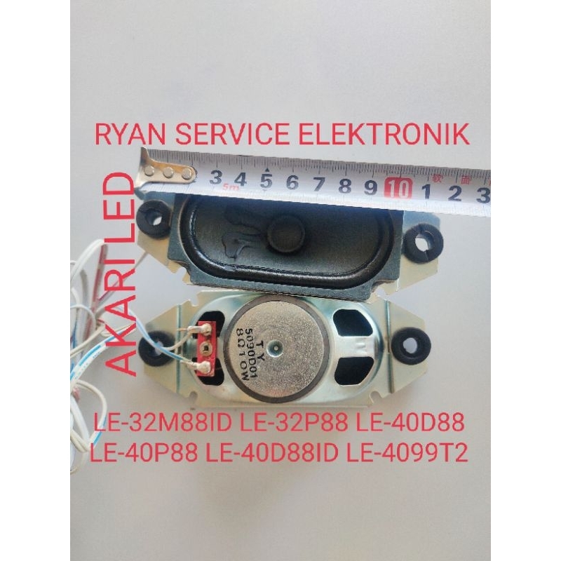 SEPASANG SPEAKER TV LED AKARI LE-32P88 LE-32M88ID LE-4099T2 LE-40D88ID LE-40D88 LE-40P88