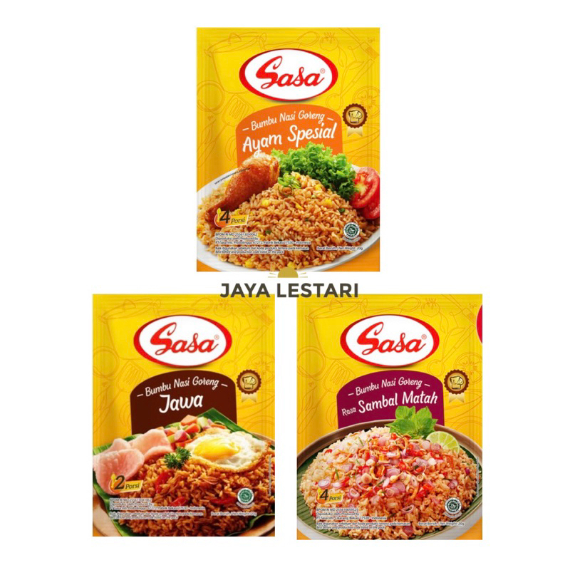 

Sasa Bumbu Nasi Goreng (20g) (4 Varian)