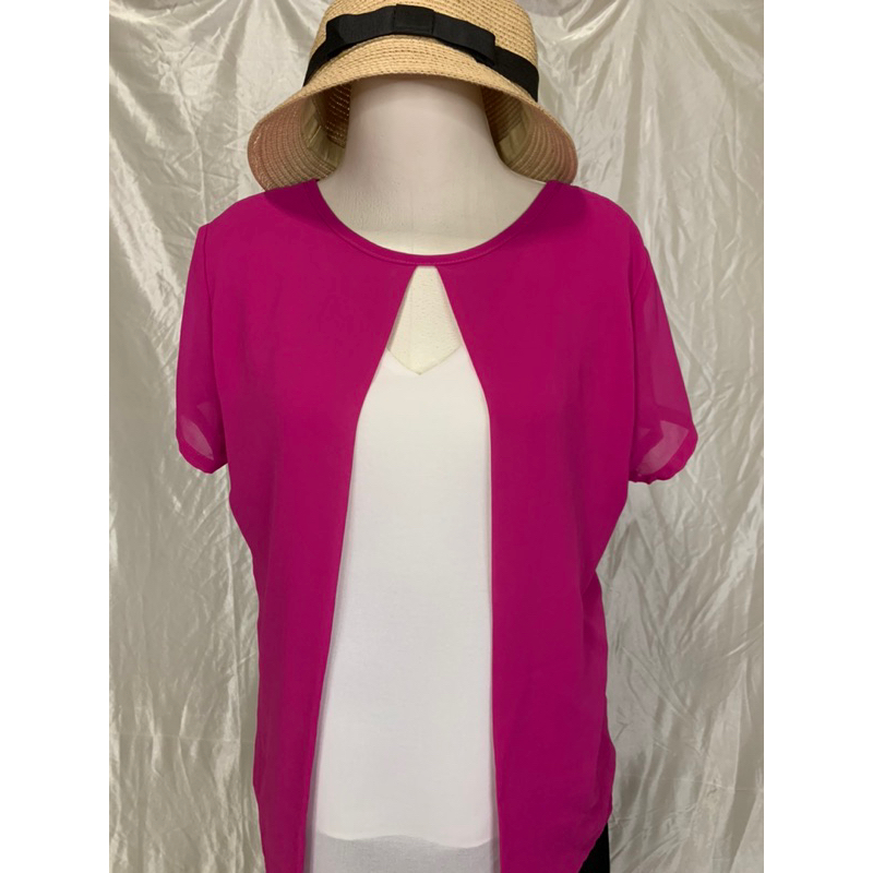 ATASAN SIFON BLOUSE PINK