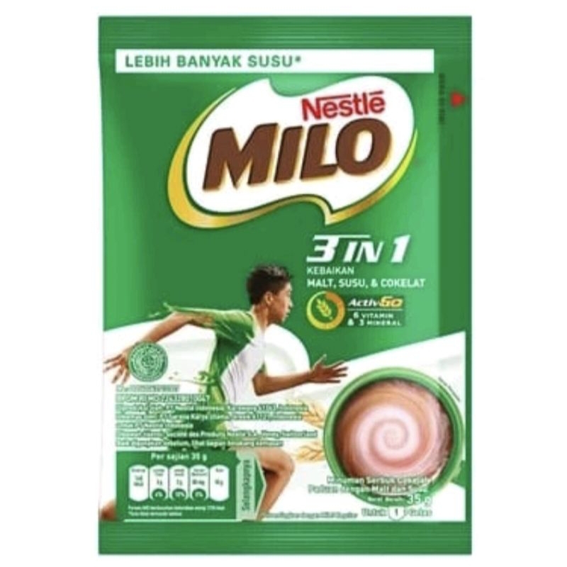 

Nestle Milo 3in1 Renteng 34gr isi 10 saset