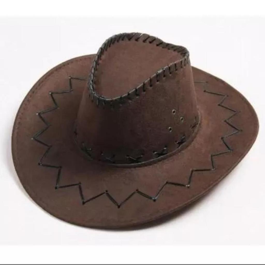 Topi Koboy / Topi Cowboy Amerika Laken Dewasa / Topi Amerika Model Koboy LAKEN TALI