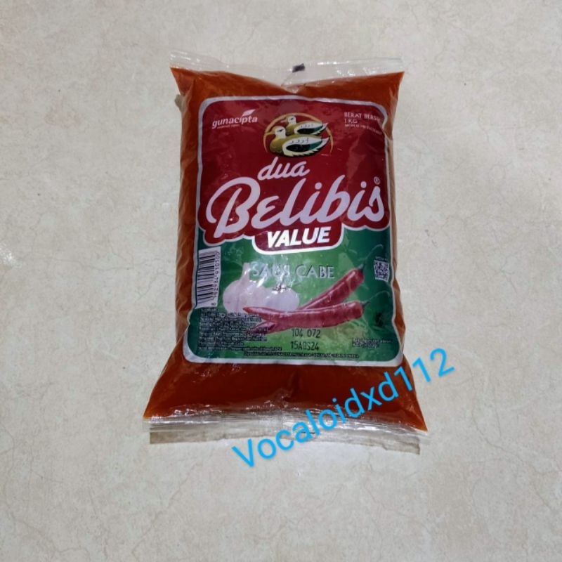 

Saus Cabe Dua Belibis Value Saus Cabe 1 kg