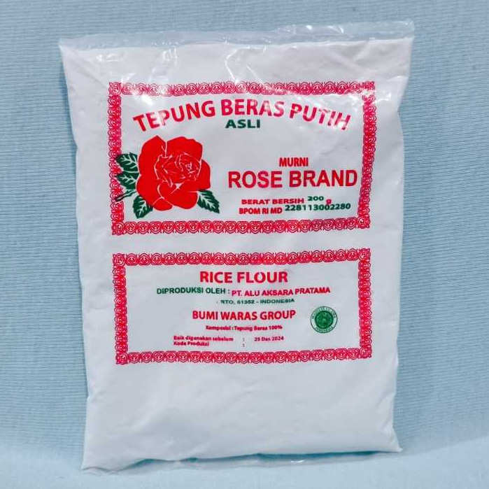 

Tepung Beras Putih Rose Brand (200 gr)