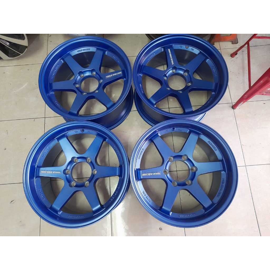 VELG MOBIL BEKAS RAYS TE37 R18 LEBAR 9,5 ET 20 PCD 6X139