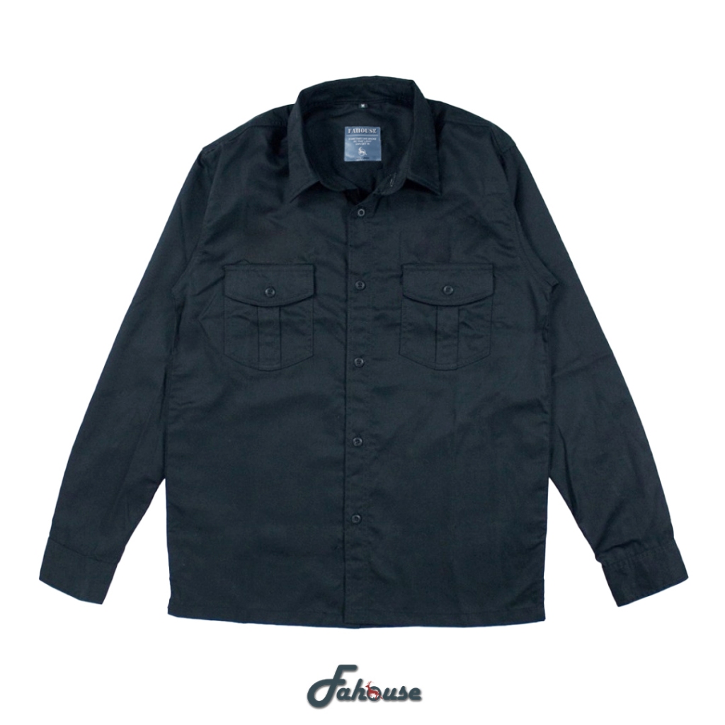 Custom workshirt lengan panjang