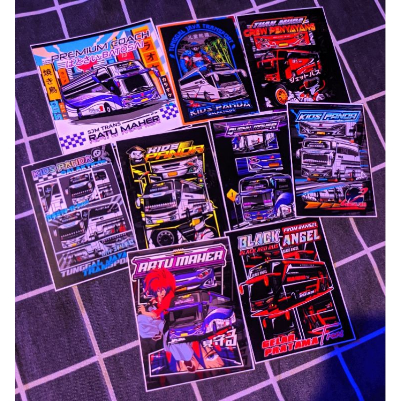 

Stiker Buss Premium High Quality Murah Berkelas Dapat 50 Stiker + Bonus Keren
