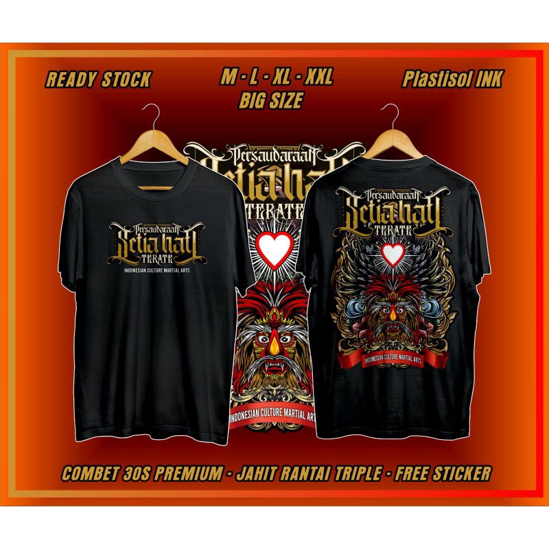 KAOS PSHT GANONG MOTIF BALI