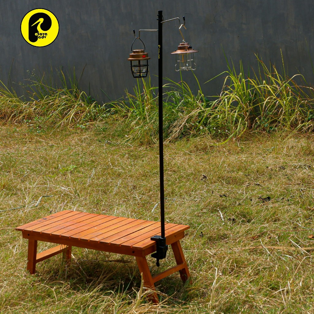 LUX 100cm Tiang Lampu Outdoor palava Portable Camping holder lamp meja