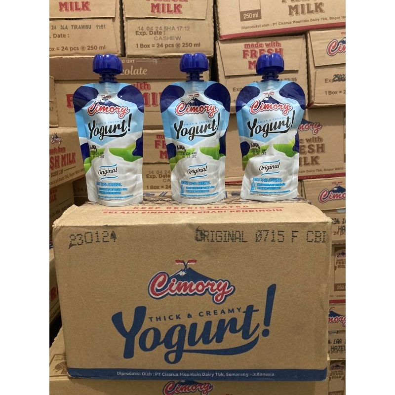

1 Dus Cimory Yogurt Squeeze Varian Lengkap 120 gram ( 1 Karton isi 24 Pc) Semua Ekspedisi