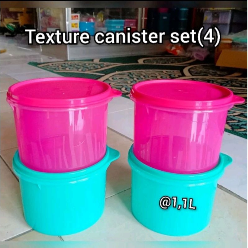 texture canister set 1,1 L (4 pcs)