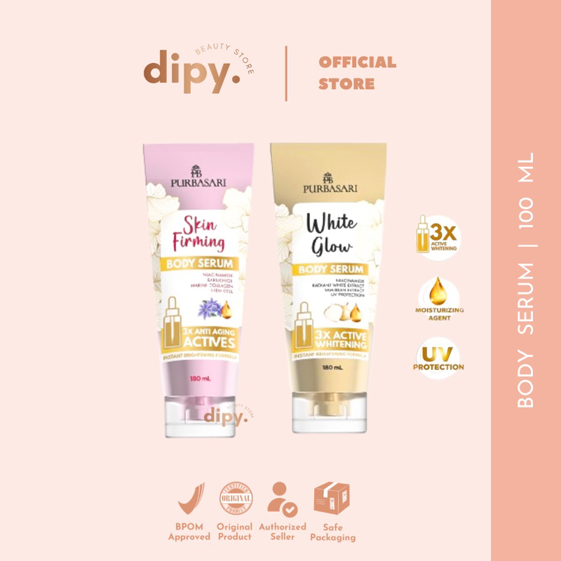 【Official Outlet】PURBASARI - Body Serum Series 180ml White Glow Firming Skin Lotion HB Hand Body Ser