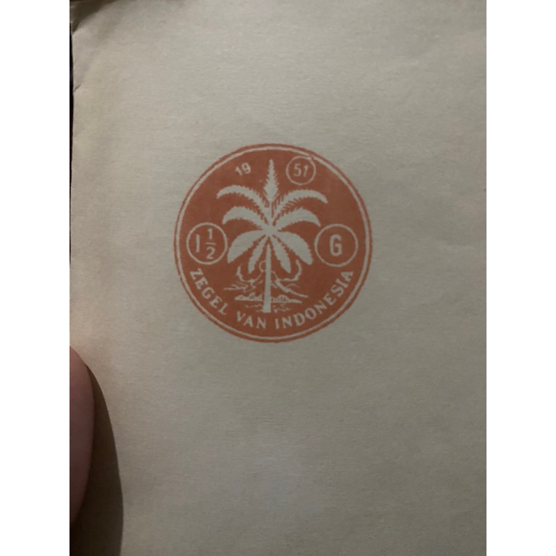 

Kertas Segel Tahun 1951 Double Slide Asli Original