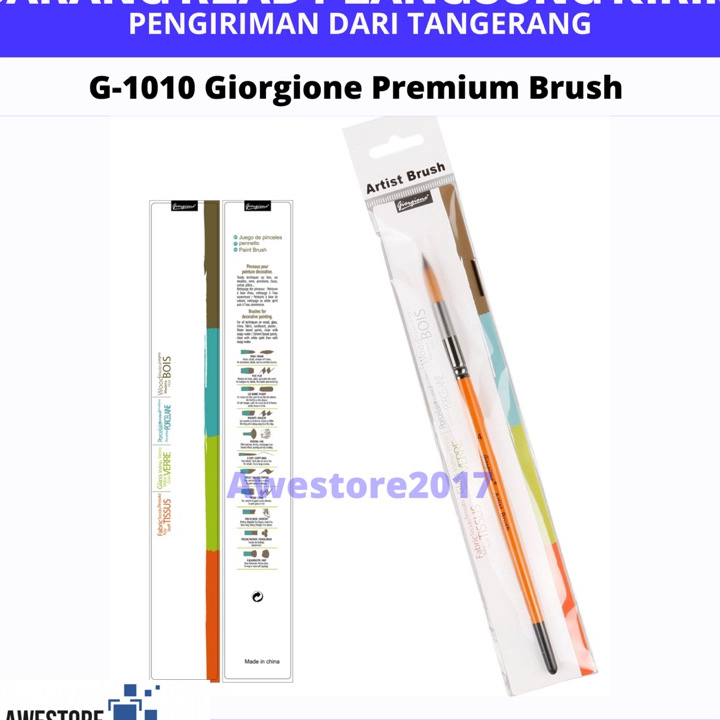 

Laris Giorgione G-1010 Round Brush Kuas Lukis Liner Tipis 0 00 000 0000