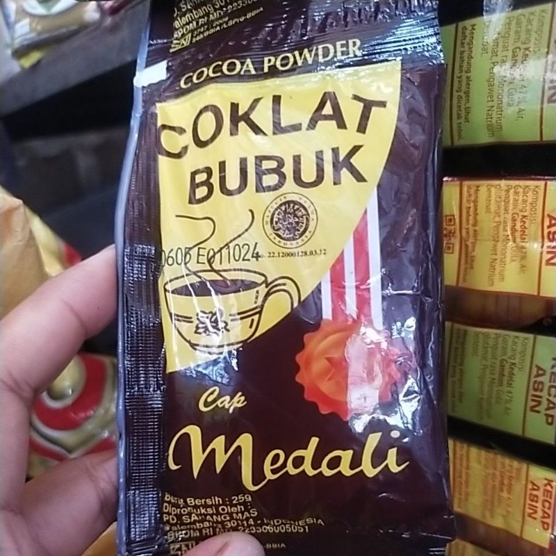 

Coklat Bubuk cap Medali