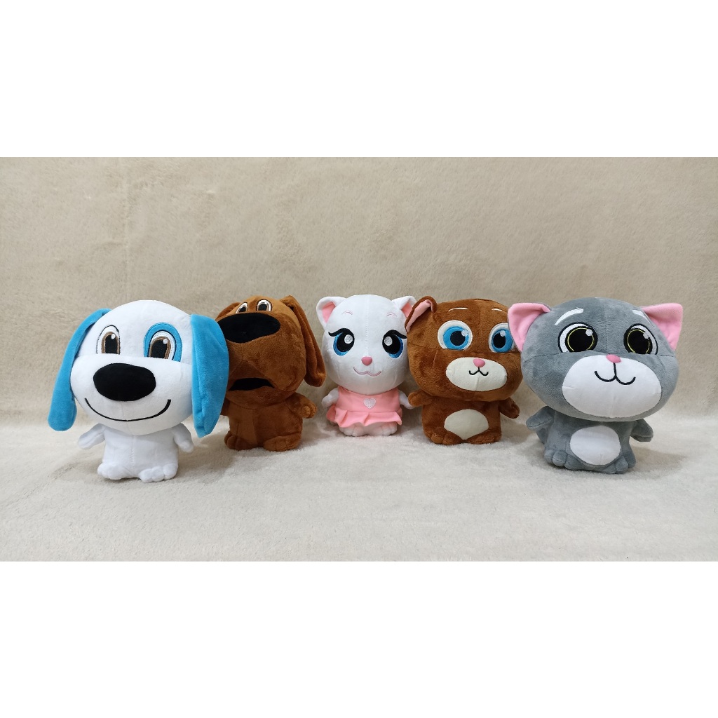 Boneka Kucing Talking Tom Hank Qinger Angela Ben