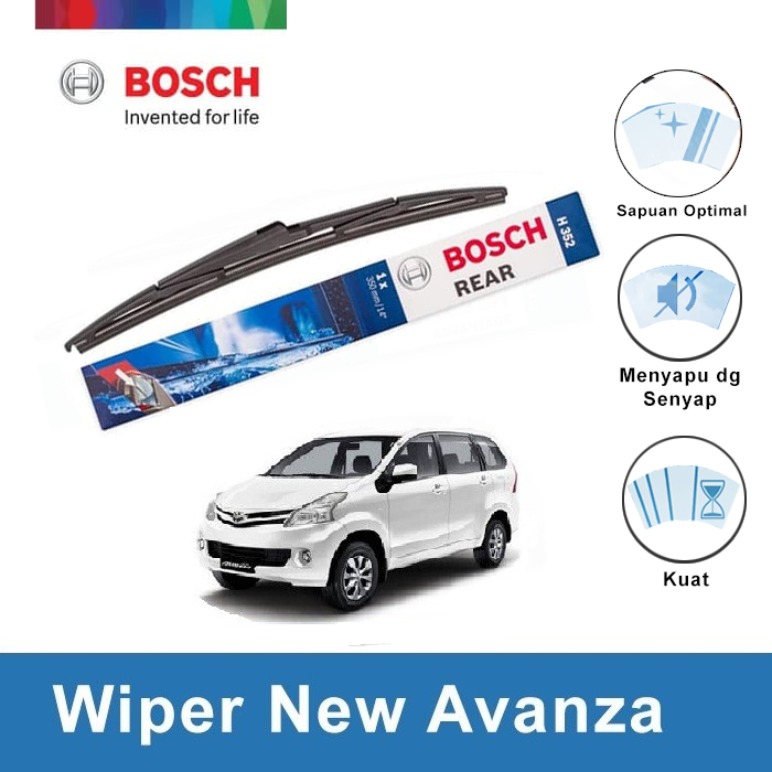 Wiper Rear / Belakang H 352 Avanza / Xenia / Yaris / Harrier M / Mazda Cx7 / Cx5 / Cx9 / Voxy / Siri