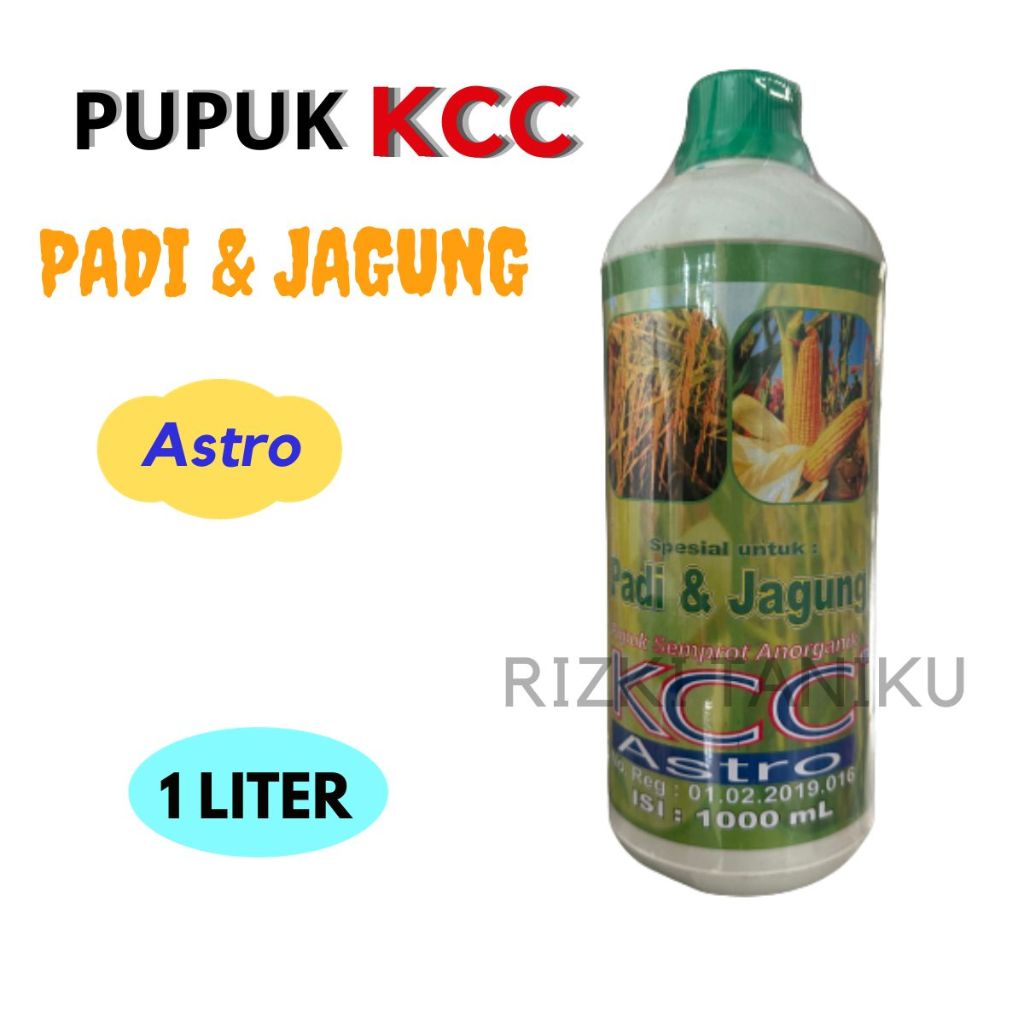 Pupuk Cair kcc astro padi dan jagung kemasan 1 liter