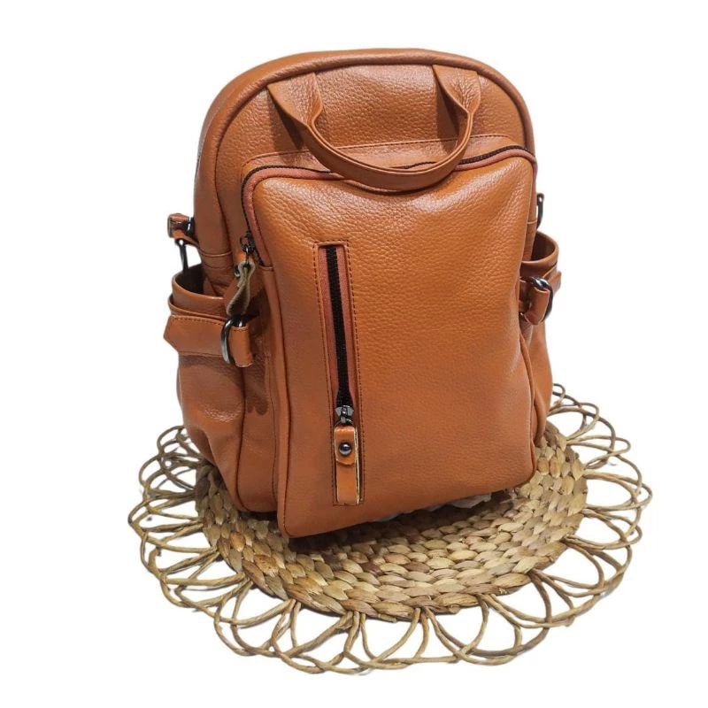 Tas ransel 3 in 1 kulit asli berkualitas - Tas ransel kulit asli garut