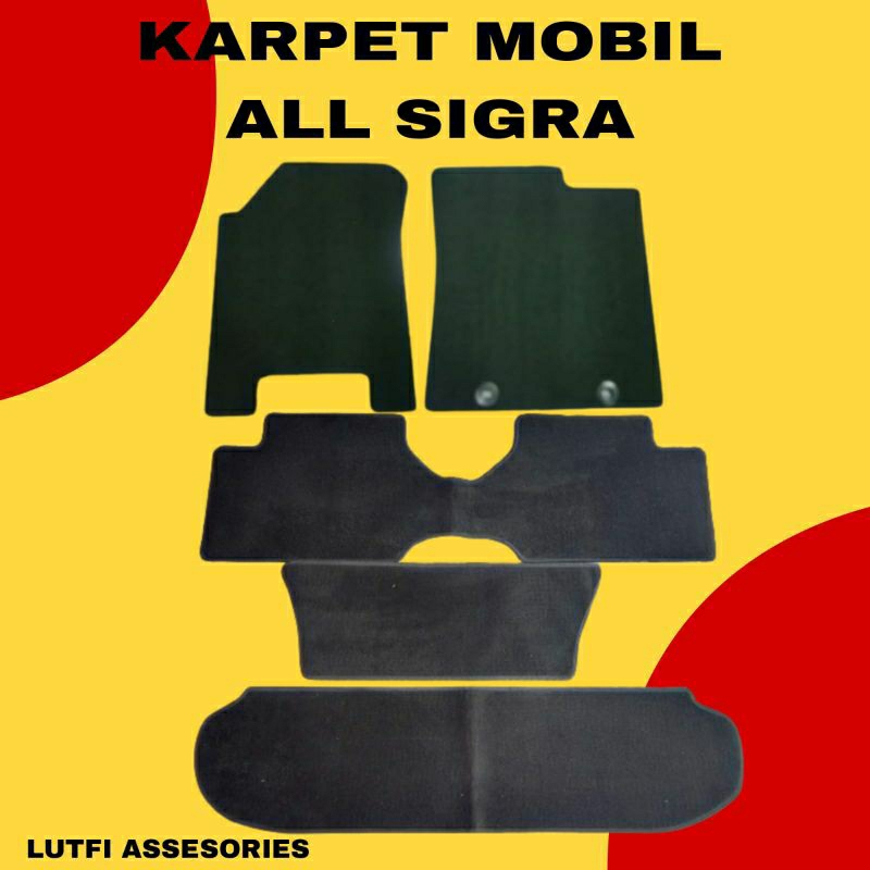 karpet mobil sigra/alas kaki mobil sigra/pijakan kaki mobil sigra