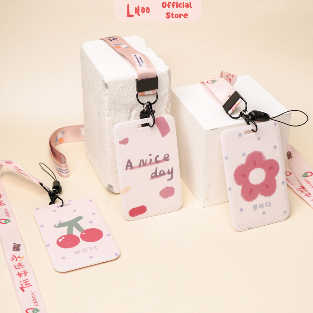 

ID Flashee Card Holder Kawai Korea Lucu Lanyard Photocard Gantungan Kartu Motif Baru Gaya Korea Name Tag COD