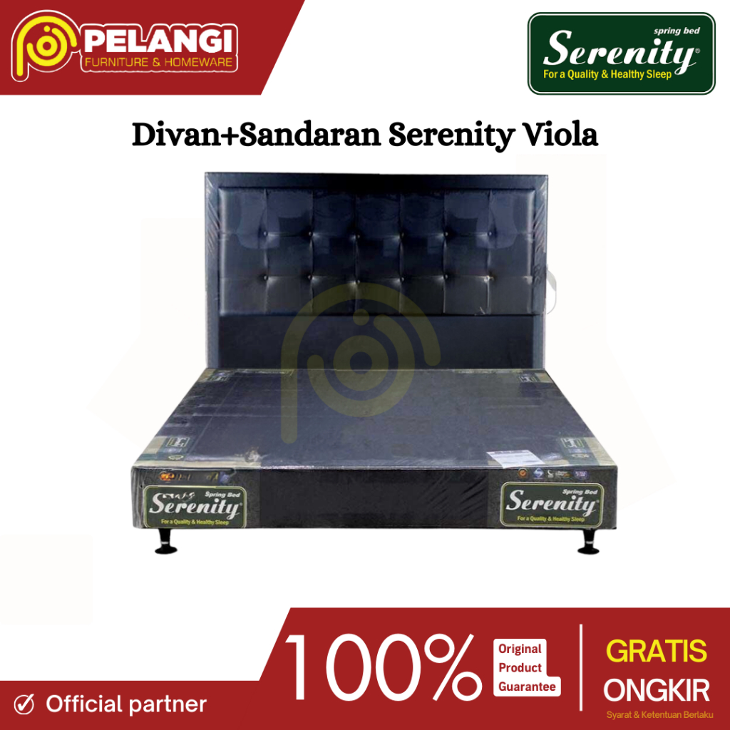 Divan Sandaran Serenity Viola | Divan Sandaran | Divan Tempat Tidur | Tempat Tidur | Dipan Kasur