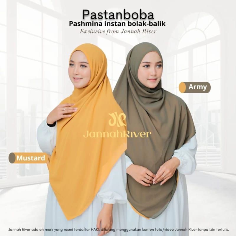Jannah River Pastanboba Mustard-Army || Pastanboba Premium by Jannah River