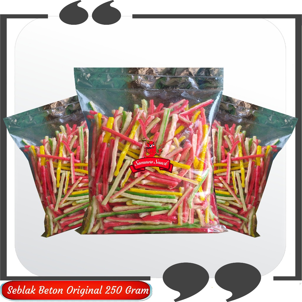 

Seblak beton original daun jeruk 250 gram