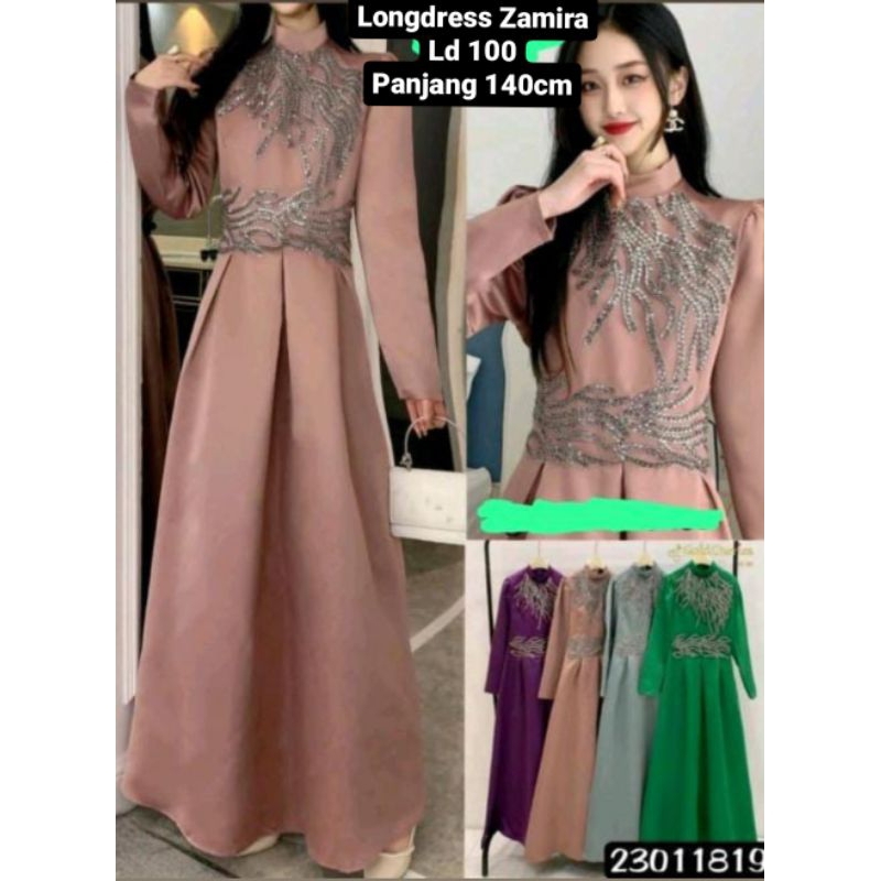 Longdress import premium/Gamis import premium AS "ZAHIRA, MORIA, ELVIA"