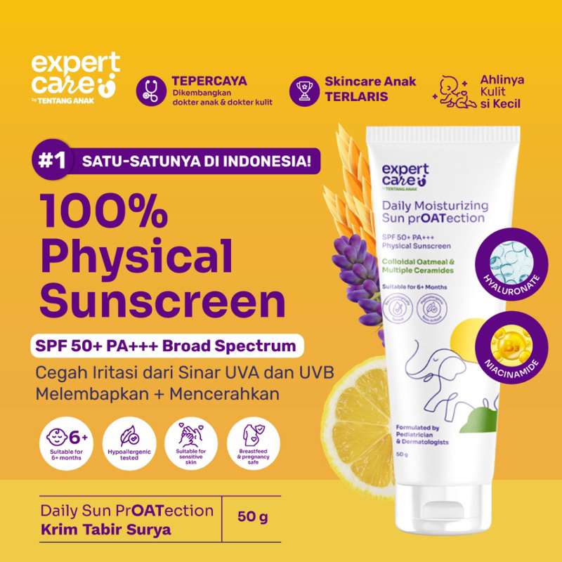 EXPERT CARE SUNSCREEN PHYSICAL SUNSCREEN SPF 50+ PA+++ | DAILY MOISTURIZING SUN PROATECTION | SUNSCR