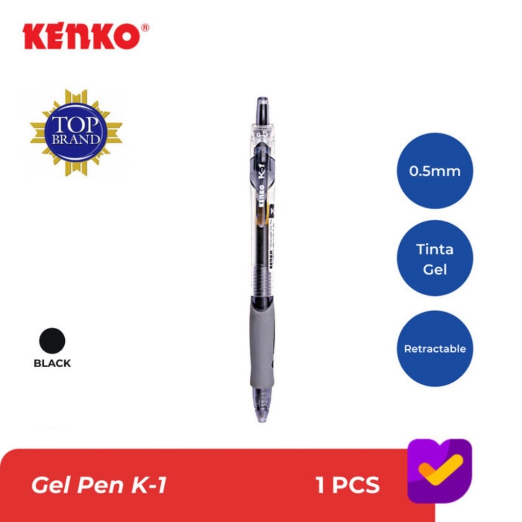 

Kenko Pulpen / Gel Pen 0.5 mm K1