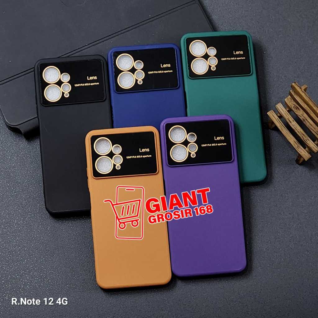 New Redmi Note 12 4G Redmi Note 12 Pro 5G Softcase Macaron Big Lens Protect Kamera Case Redmi Note 1