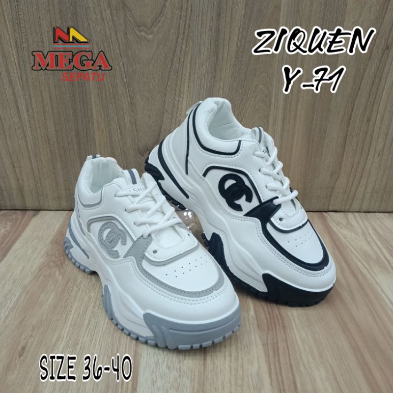 TERBARU SNEAKERS CEWEK MEREK ZIQUEN Y-71