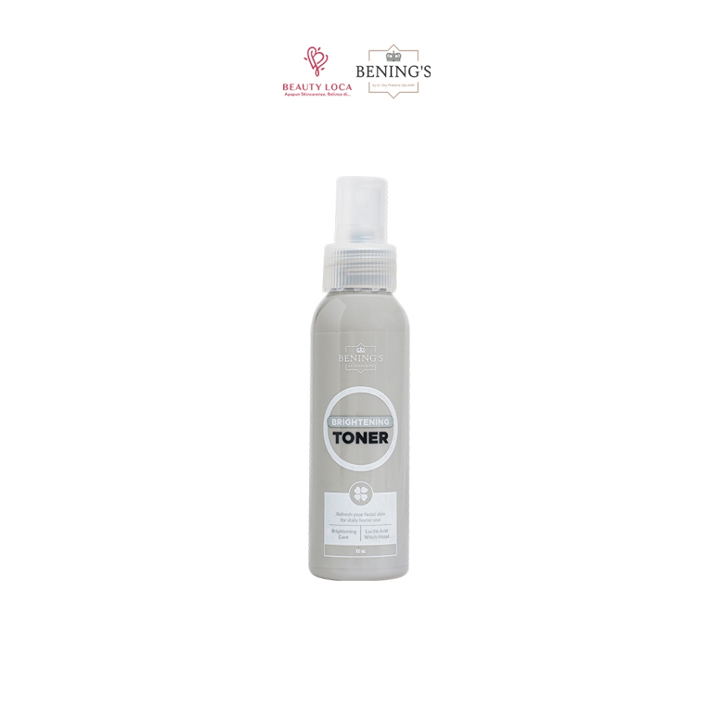 Beauty Loca - Bening's Brightening Toner - Lactic Acid, Hamamelis Virginian Water