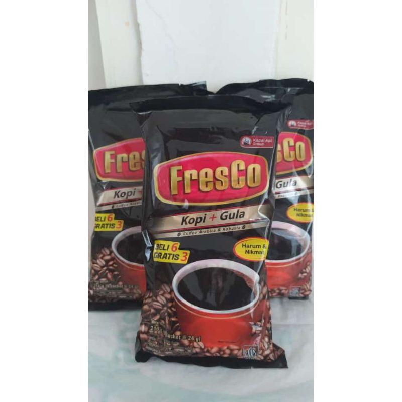 

Fresco kopi hitam isi 9 pcs