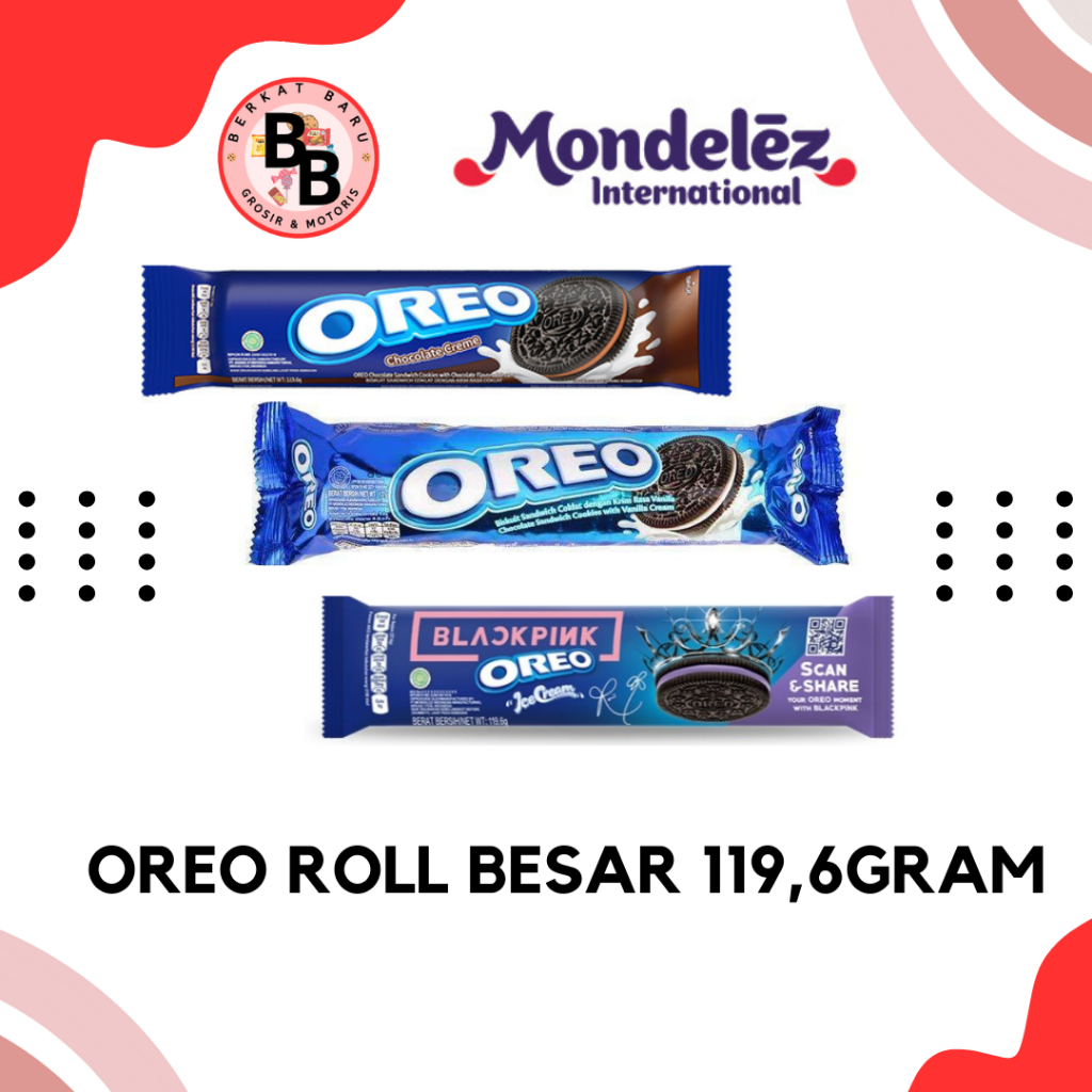 

[BB SNACK] Oreo Roll Besar Biscuits 119,6gram