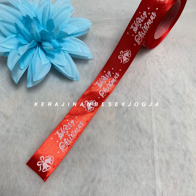 

PITA NATAL PER 1 M / pita cantik pita merah pita christmas pita jogja