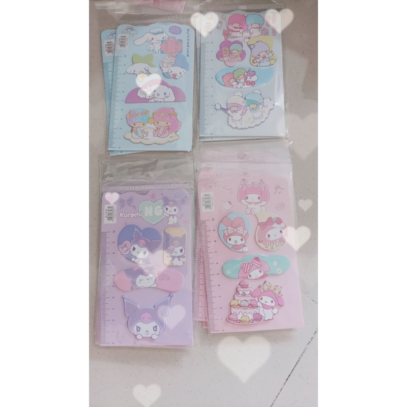 

DSB 09 Stiky Note Sanrio Memo Tempel Sanrio Kuromi Melody TS