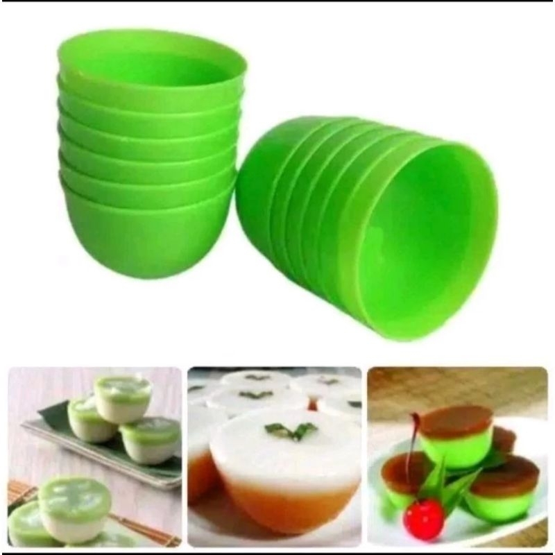 Cetakan Kue Talam/Cetakan Kue Apem/Cetakan Kue mangkok bahan Plastik Anti Leleh