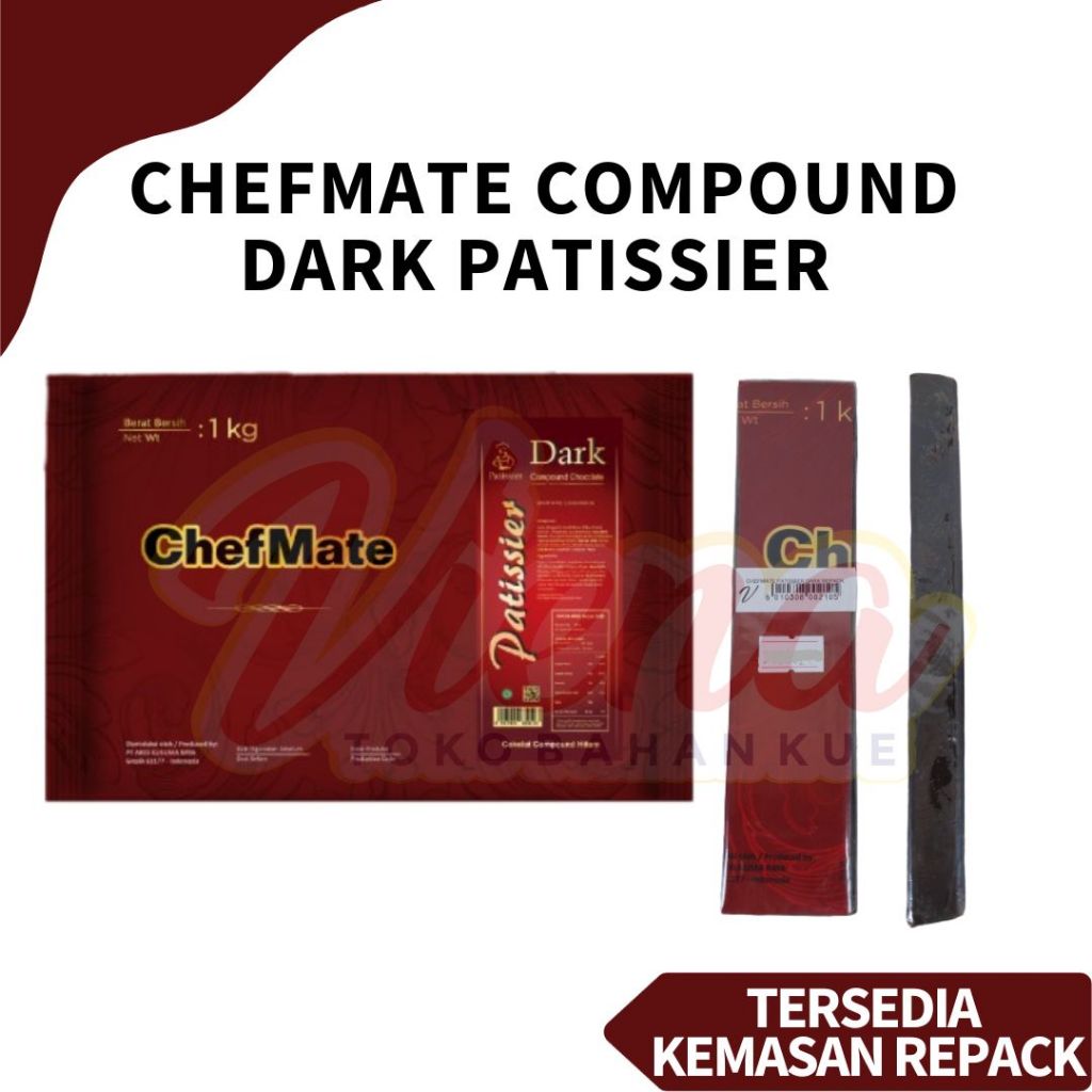 

Chefmate Compound Dark Chocolate Pattisier REPACK