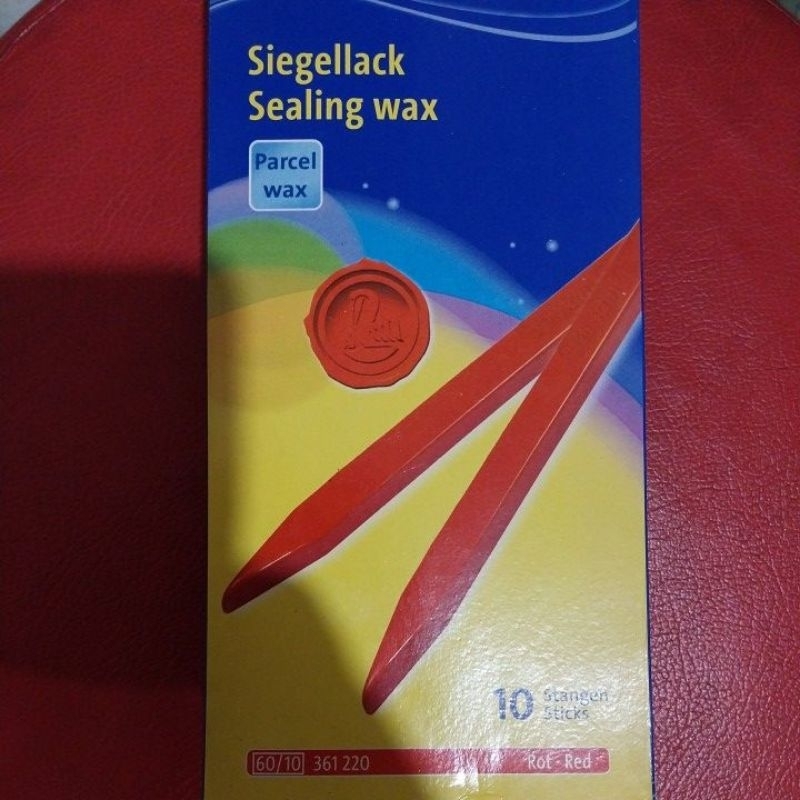 

RB Siegellack Sealing Wax ( Harga 9 Stick )
